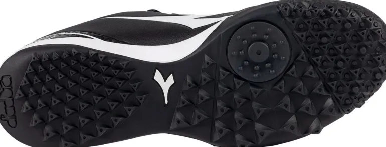 SCARPA DA CALCIO DA UOMO DIADORA PICHICHI 6 TFR BLACK /WHITE - 101.179607 C0641