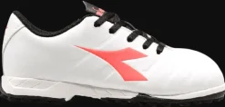 SCARPA DA CALCIO JUNIOR DIADORA PICHICHI 3 TF BIANCA CON LOGO ROSA SALMONE