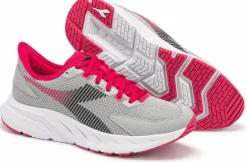 SCARPA DA RUNNING DA DONNA DIADORA PASSO 3 SILVER DD/BLK/RUBINE RED C - 101.179548 D0500