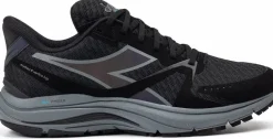 SCARPA DA RUNNING DA UOMO DIADORA VORTICE HIP BLACK/STEEL GRAY - 101.179083 C2815