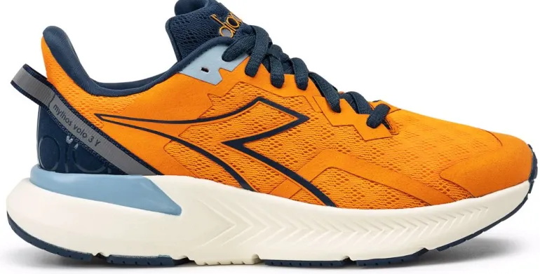 SCARPA DA RUNNING JUNIOR DIADORA VOLO 3 Y BRGT MARIGOLD/BL OPAL/WHISPER - 101.179065 D0482