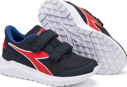 SCARPA DA RUNNING JUNIOR DIADORA FALCON 3 JR V BLUE CORSAIR /HIGH RISK RE - 101.179074 C0172