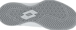 SCARPA DA TENNIS DA DONNA LOTTO MIRAGE 600 ALR ALL WHITE SILVER METAL 215920 8JO
