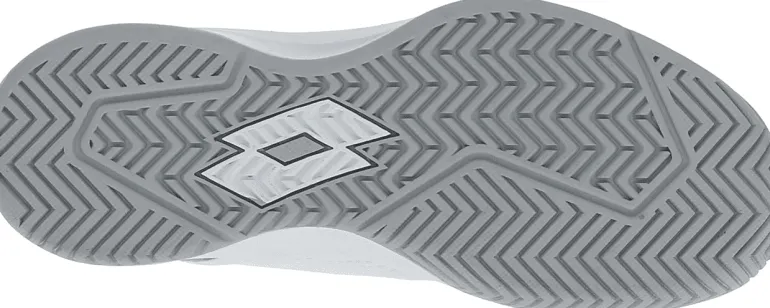 SCARPA DA TENNIS DA DONNA LOTTO MIRAGE 600 ALR ALL WHITE SILVER METAL 215920 8JO