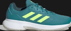 SCARPA DA TENNIS DA UOMO ADIDAS GAMECOURT 2 FUSION/LEMON/WHITE IG9566