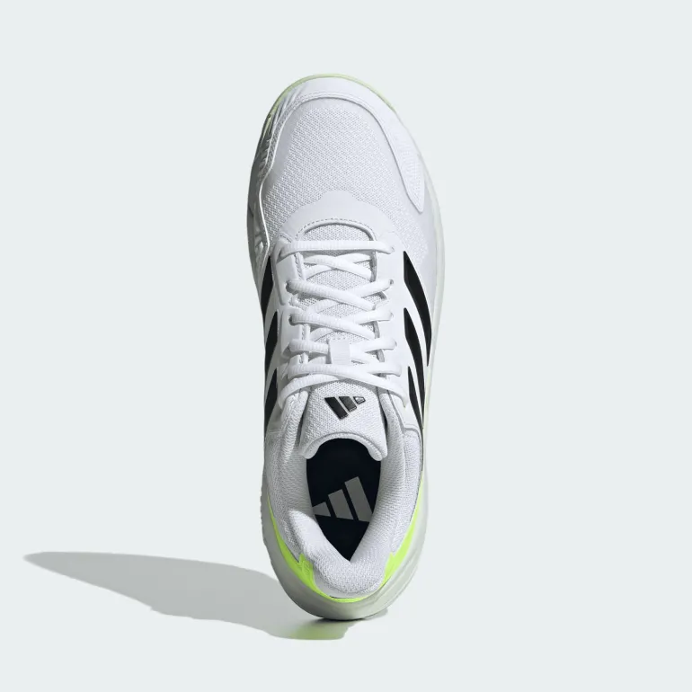 SCARPA DA TENNIS DA UOMO ADIDAS COURTJAM CONTROL 3 M WHITE/BLACK/LEMON IF0459