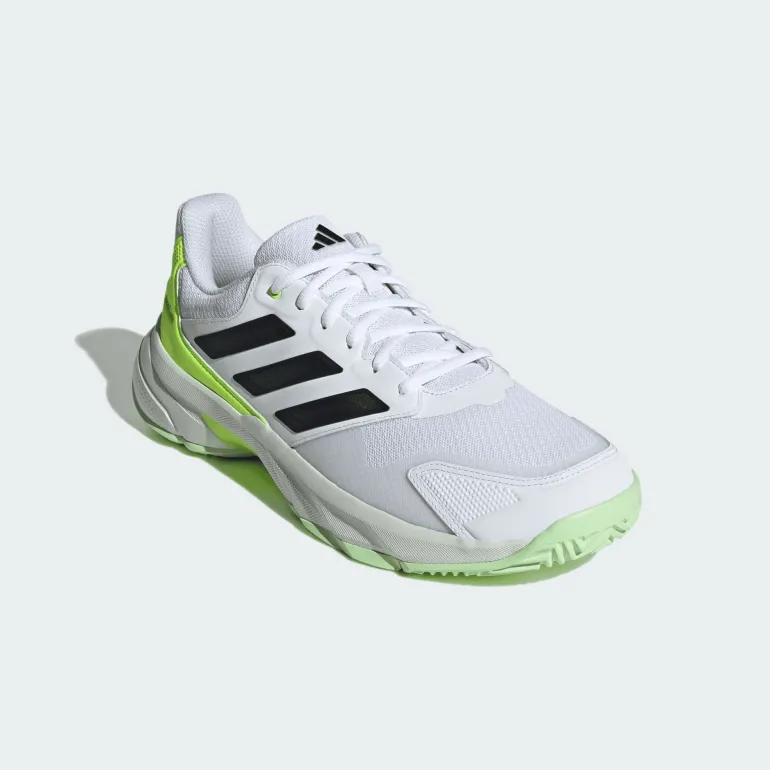 SCARPA DA TENNIS DA UOMO ADIDAS COURTJAM CONTROL 3 M WHITE/BLACK/LEMON IF0459