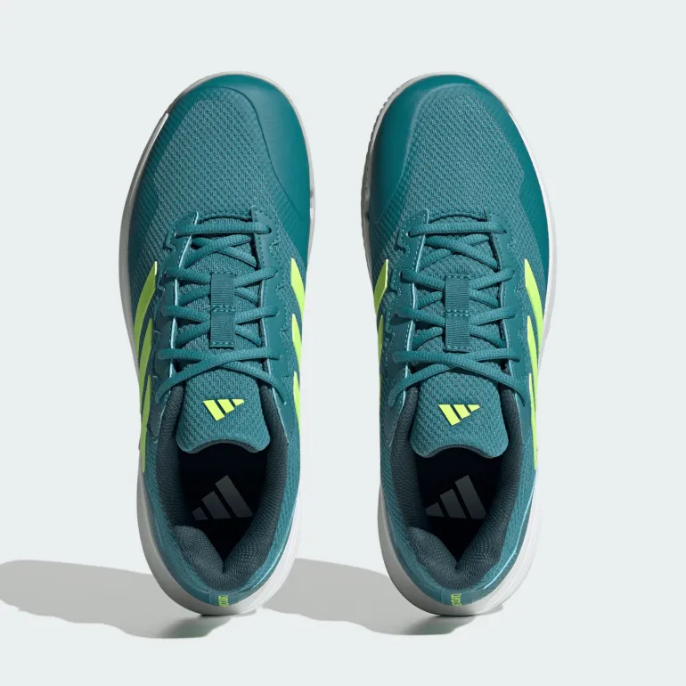 SCARPA DA TENNIS DA UOMO ADIDAS GAMECOURT 2 FUSION/LEMON/WHITE IG9566