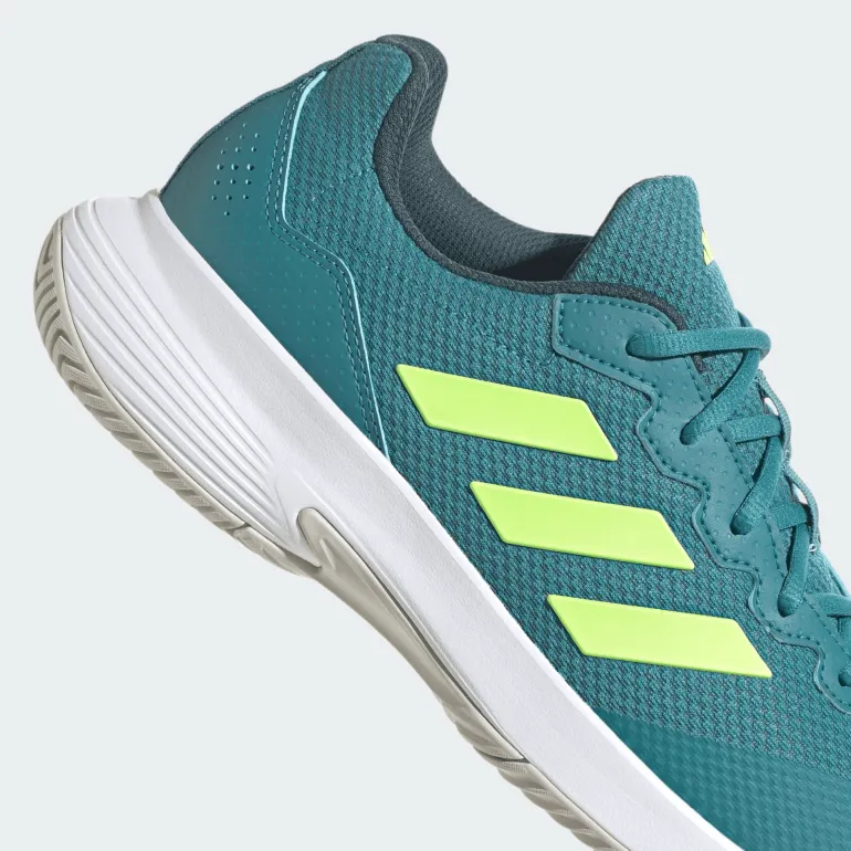 SCARPA DA TENNIS DA UOMO ADIDAS GAMECOURT 2 FUSION/LEMON/WHITE IG9566