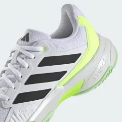 SCARPA DA TENNIS DA UOMO ADIDAS COURTJAM CONTROL 3 M WHITE/BLACK/LEMON IF0459