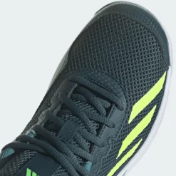 SCARPA DA TENNIS JUNIOR ADIDAS COURTFLASH K NIGHT/LEMON/FUSION IG9534
