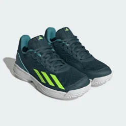 SCARPA DA TENNIS JUNIOR ADIDAS COURTFLASH K NIGHT/LEMON/FUSION IG9534