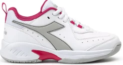 SCARPA DA TENNIS JUNIOR DIADORA S. CHALLENGE 5 JR WHITE/VIVACIOUS - 101.179102 D0618