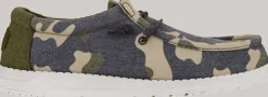 SCARPA DA UOMO HEYDUDE WALLY WASHED CAMO 40694 960