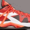SCARPA DIADORA DA UOMO B.ICON CLAY 101.178117 C6713  ROSSO FUOCO/BIANCO/NERO