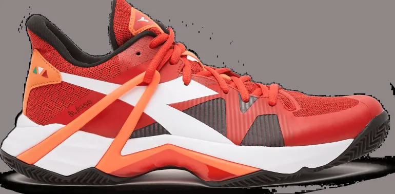 SCARPA DIADORA DA UOMO B.ICON CLAY 101.178117 C6713 ROSSO FUOCO/BIANCO/NERO