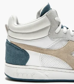 SCARPA DIADORA MAGIC BASKET DEMI NEAT WHITE/STORMY WEAT - 501.179772 D0612