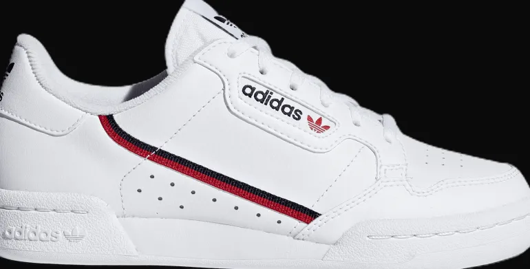 SCARPA JUNIOR ADIDAS CONTINENTA BIANCA SCARLET
