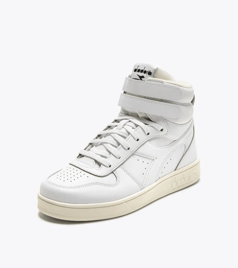 SCARPA JUNIOR DIADORA MAGIC BASKET MID GS WHITE/WHITE/WHITE - 501.178314 C6180