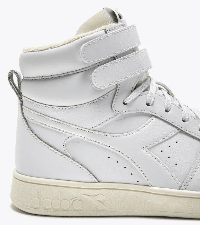 SCARPA JUNIOR DIADORA MAGIC BASKET MID GS WHITE/WHITE/WHITE - 501.178314 C6180