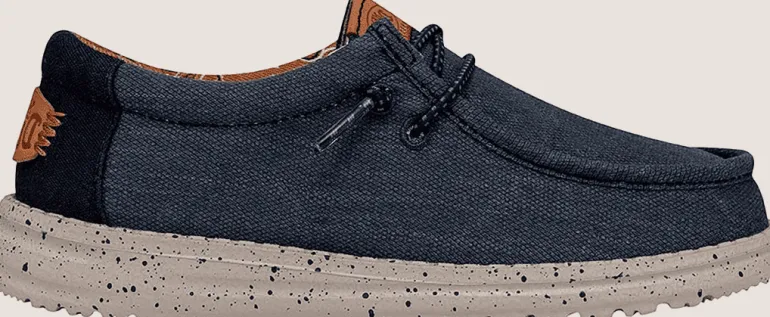 SCARPA JUNIOR HEYDUDE WALLY YOUTH WASHED CANVAS 40567 410