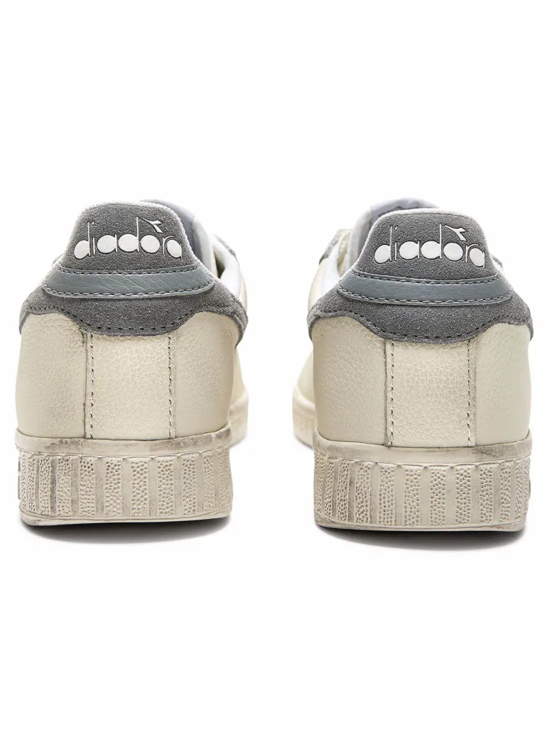 SCARPA UNISEX DIADORA GAME L LOWAXED SUEDE POP WHITE/ULTIMAT - 501.180188 D0416