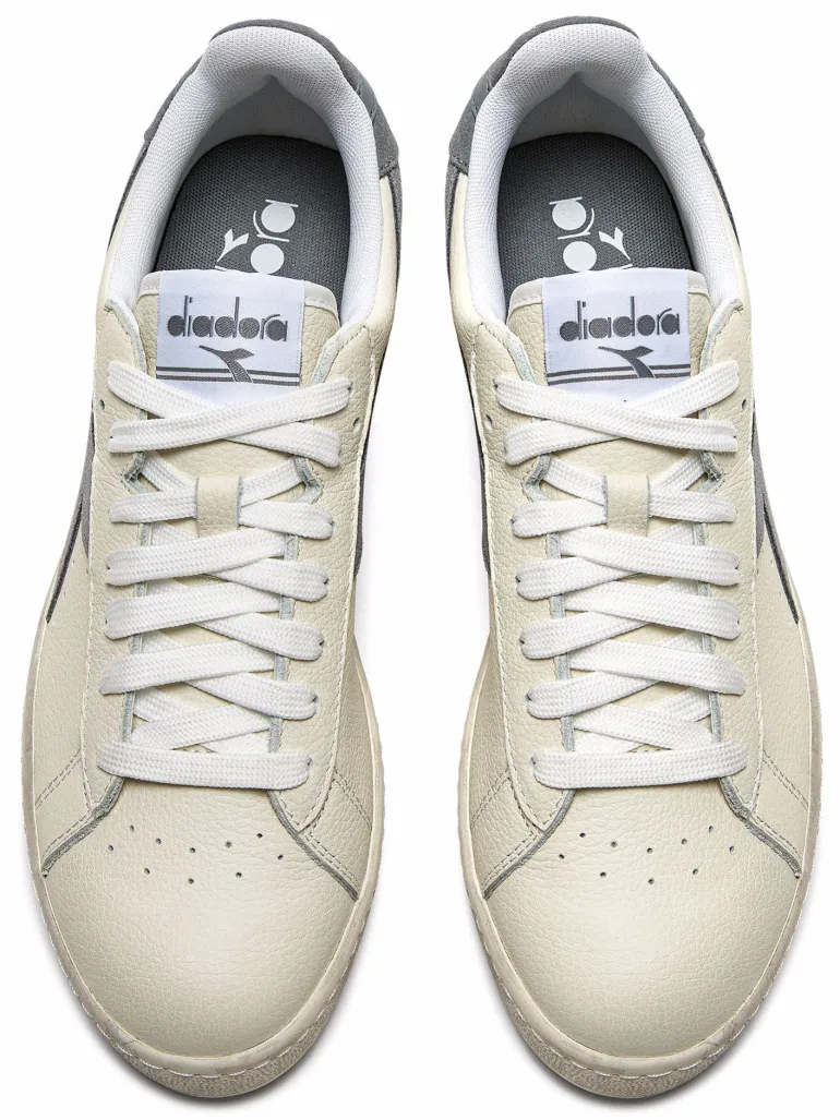 SCARPA UNISEX DIADORA GAME L LOWAXED SUEDE POP WHITE/ULTIMAT - 501.180188 D0416