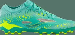 SCARPE DA CALCIO JOMA EVOLUTION 2415 TURQUESA/AMARILLO ARTIFICIAL GRASS EVOW2415AG