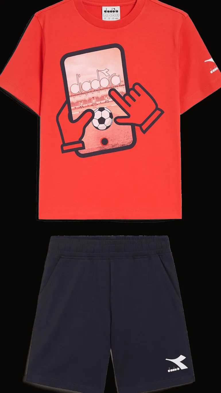 SET DIADORA JUNIOR PLAYGROUND 102.178252 35019 ROSSO/BLU
