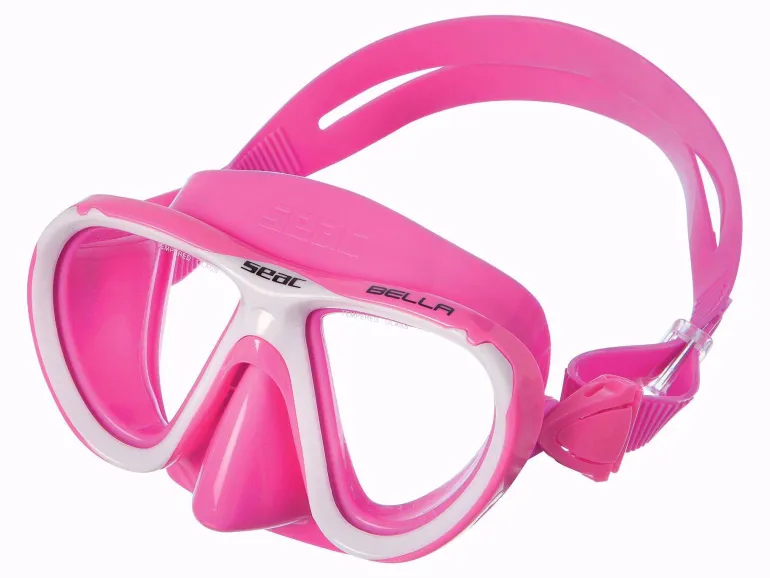 SET MASCHERA E TUBO SEAC SUB SET BIS BELLA ROSA
