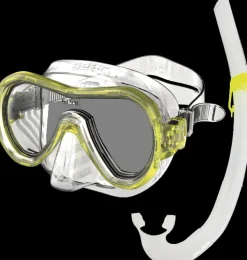 SET MASCHERA E TUBO SEACSET BIS PANAREA GIALLO