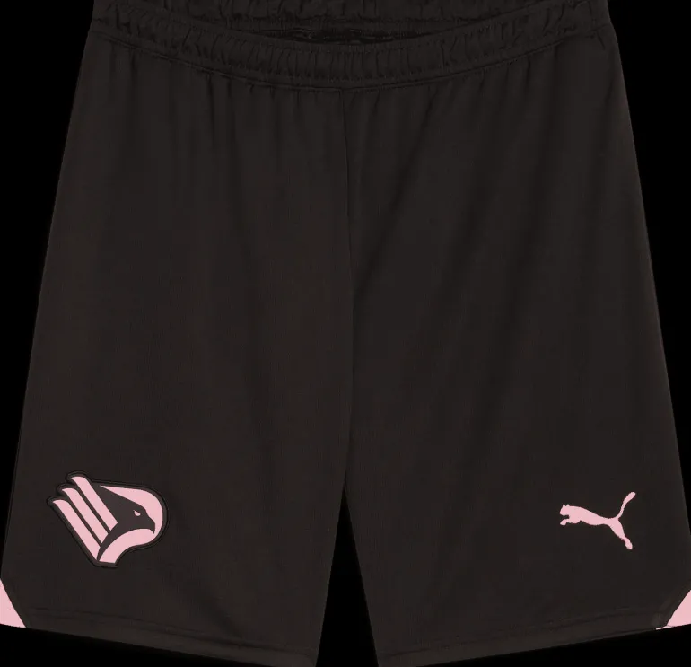 SHORT DA CALCIO JUNIOR PUMA SHORTS REPLICA JR BLACK PINK PALERMO FC 774832