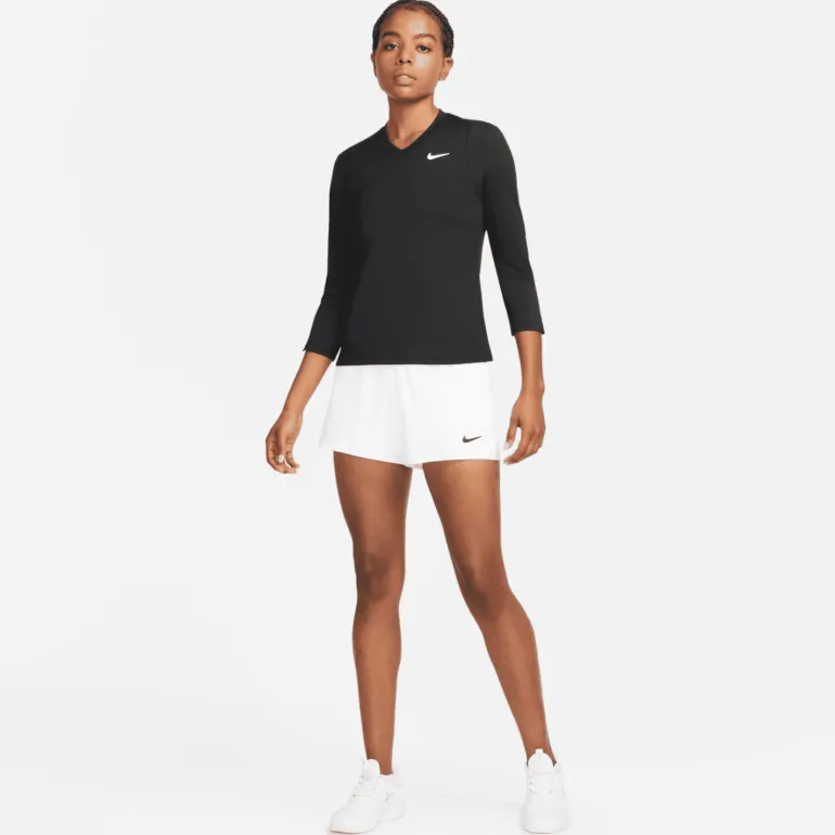 SHORT DA DONNA NIKE COURT VICTORY DH9557 100 BIANCO
