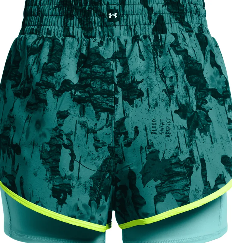 SHORT DA DONNA UNDER ARMOUR PJT RCK LEG DAY FLEX ST PT COASTAL TEAL 1384202 722