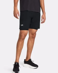 SHORT DA RUNNING DA UOMO UNDER ARMOUR LAUNCH 7 2-IN-1 1382641 001