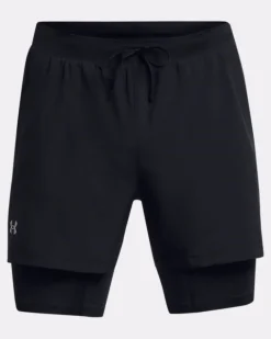 SHORT DA UOMO UNDER ARMOUR UA LAUNCH 5IN 2IN1 S 1382640 0001