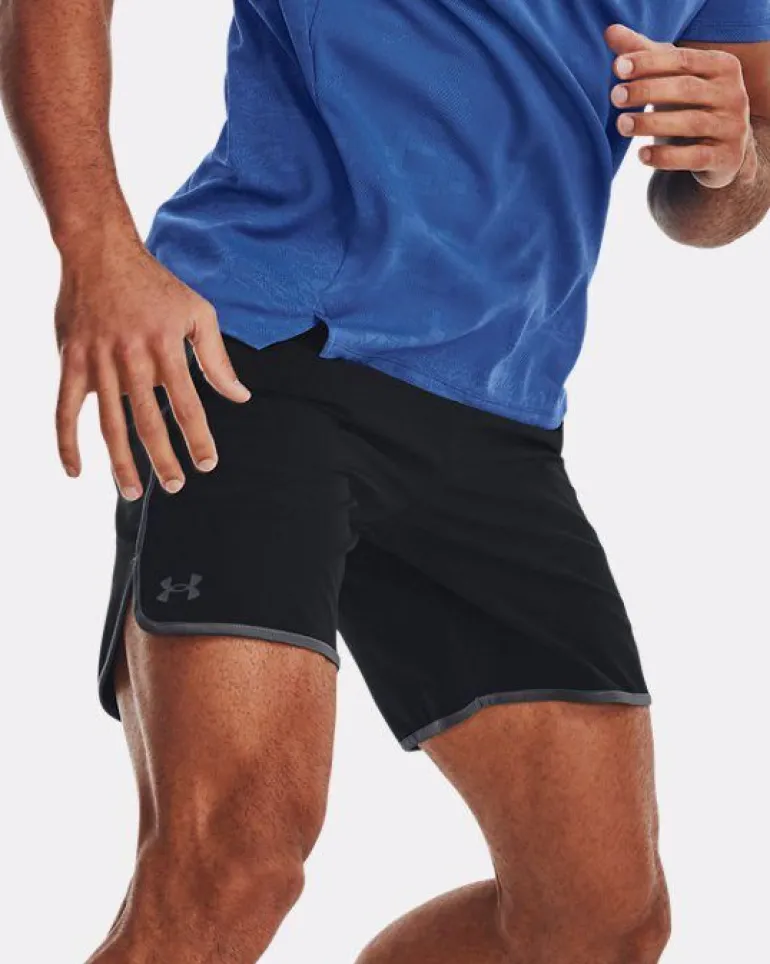 SHORT DA UOMO UNDER ARMOUR HIIT WOVEN 8IN S BLACK/PITCH GRAY 1377026 0001