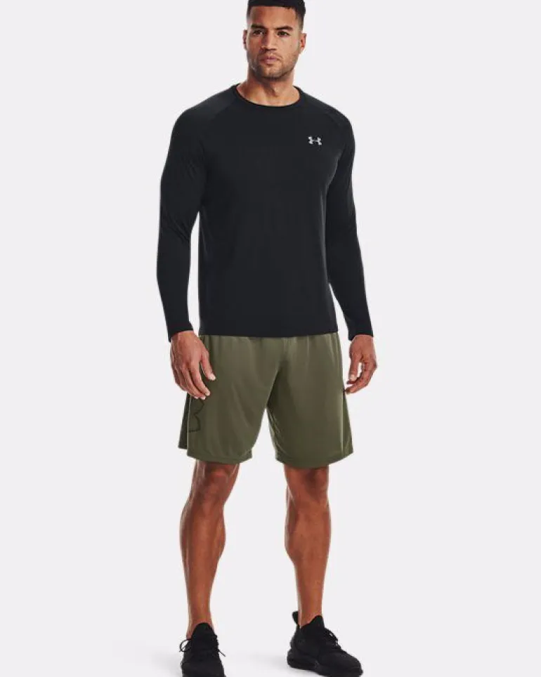 SHORT DA UOMO UNDER ARMOUR TECH GRAPHIC MARINE OD GREEN/BLACK 1306443 0390