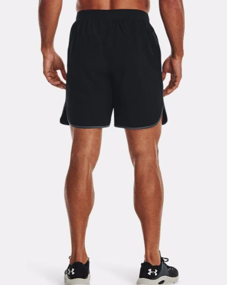 SHORT DA UOMO UNDER ARMOUR HIIT WOVEN 8IN S BLACK/PITCH GRAY 1377026 0001