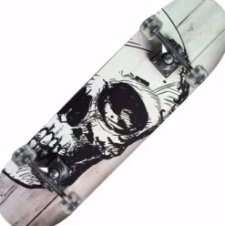 SKATEBOARD TRIBE PRO WHITE SKULL