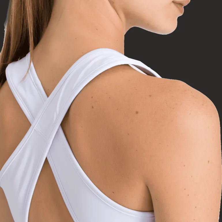 TOP SPORTIVO LE COQ SPORTIF BIANCO