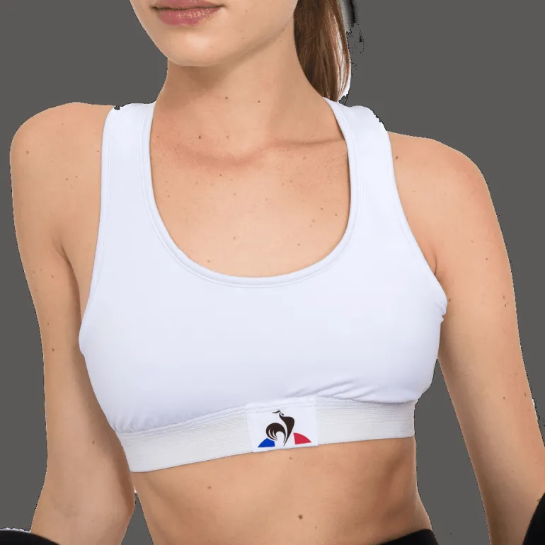 TOP SPORTIVO LE COQ SPORTIF BIANCO