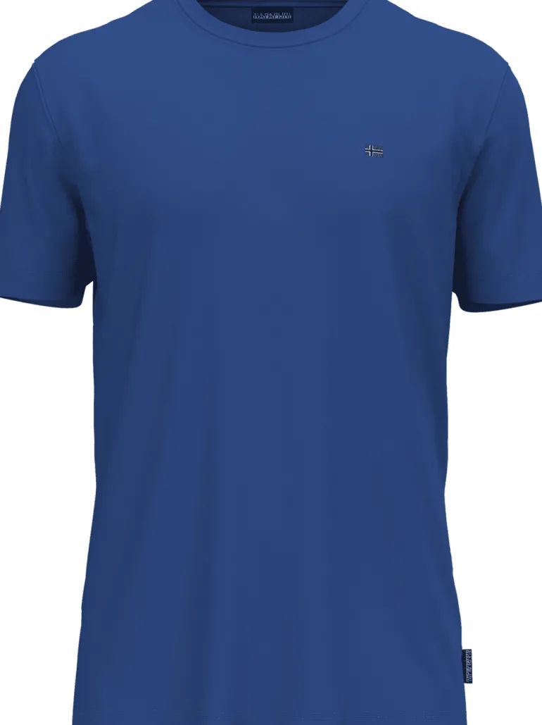 T-SHIRT A MANICA CORTA DA UOMO NAPAPIJRI SALIS SUM BLUE LAPIS NP0A4H8D B2L