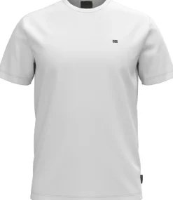 T-SHIRT A MANICA CORTA DA UOMO NAPAPIJRI SALIS SUM BRIGHT WHITE NP0A4H8D 002