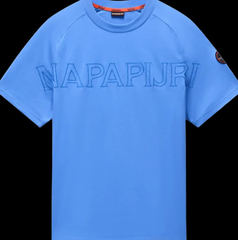 T-SHIRT A MANICA CORTA DA UOMO NAPAPIJRI S-AMBRA SS NP0A4IEG B2V