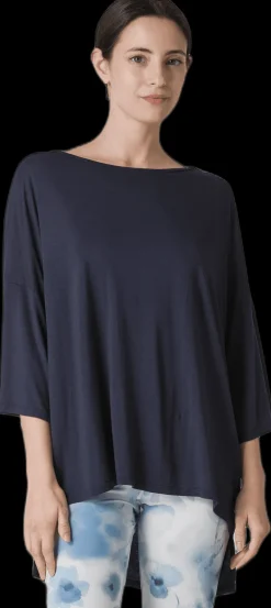 T-SHIRT A MANICA CORTA DA DONNA DEHA BLUE NIGHT A00201 25515