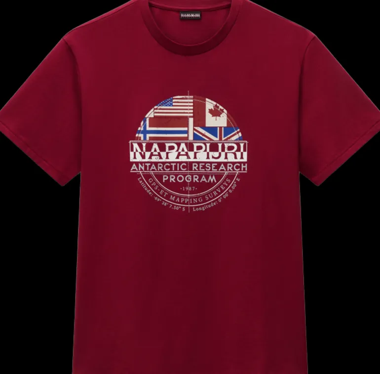 T-SHIRT A MANICA CORTA DA UOMO NAPAPIJRI S-TURIN 1 NP0A4HQG R1E