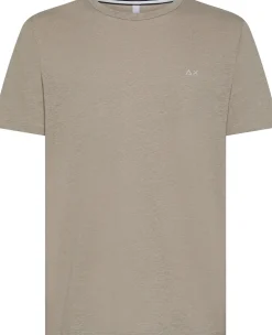 T-SHIRT A MANICA CORTA DA UOMO SUN68 JERSEY LINEN T35132 98