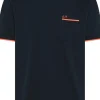 T-SHIRT A MANICA CORTA DA UOMO SUN68 PIQUET SMALL STRIPE FLUO T35124 07