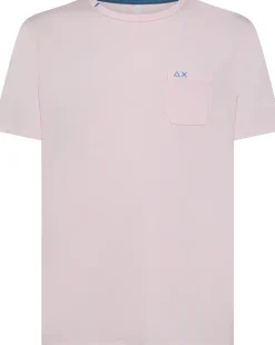 T-SHIRT A MANICA CORTA DA UOMO SUN68 POCKET BASIC T35101 04